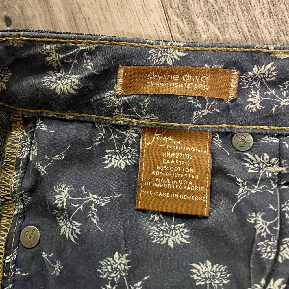 Paige Denim skyline drive size 28